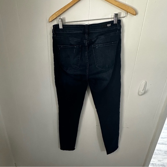 Kut from the Kloth Blue Ankle Cropped Jeans - Picture 3 of 6